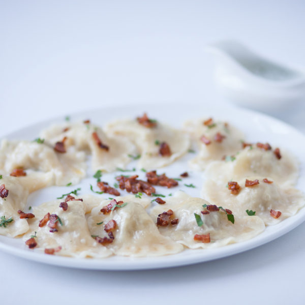 Varenyky with cabbage and mushrooms Varenyky with cabbage and mushrooms