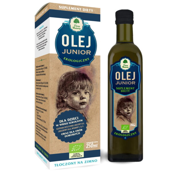 Olej Junior dla dzieci w wieku szkolnym - 250 ml