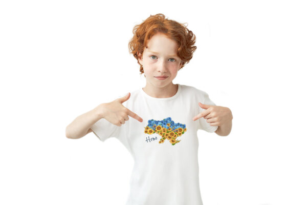Koszulka dziecięca Pomoc dla Ukrainy OFERTA CHARYTATYWNA